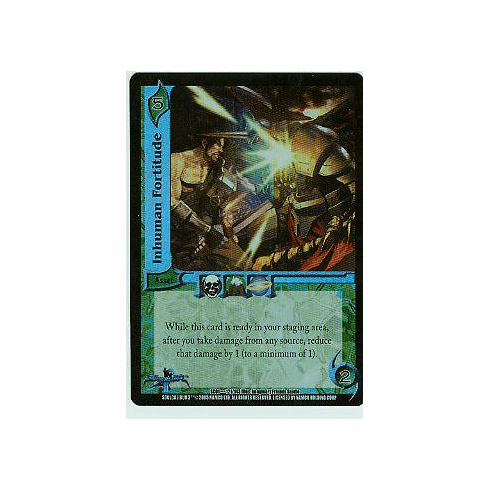 UFS Soul Caliber Inhuman Fortitude FOIL Single Card