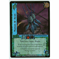 UFS Soul Caliber Manas and Ayas Ultra Rare FOIL Card