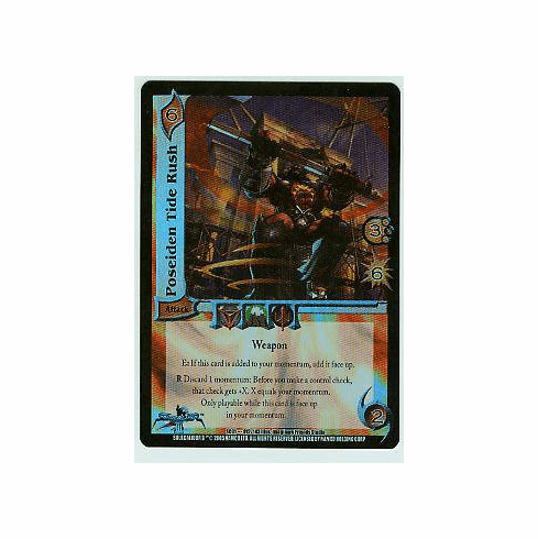 UFS Soul Caliber Poseidon Tide Rush FOIL Single Card