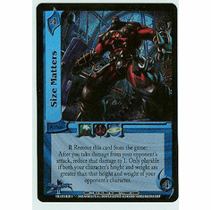 UFS Soul Caliber Size Matters FOIL Single Card