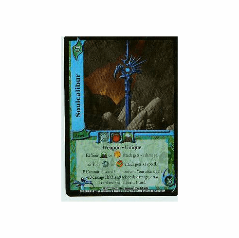 UFS Soul Caliber "Soulcaliber" FOIL Box Topper Card