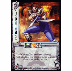 UFS Soul Caliber The Best Defense... Foil Single Card