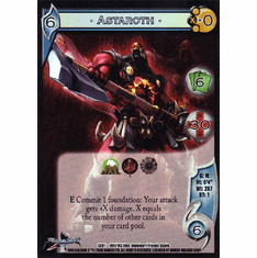 UFS Soulcalibur Astaroth Foil Promo Card