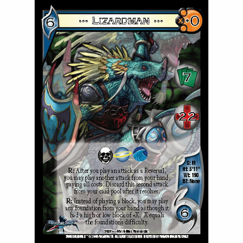 UFS Soulcalibur Lizardman Foil Promo Card