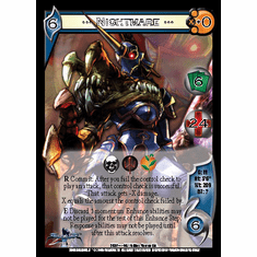 UFS Soulcalibur Nightmare Foil Promo Card
