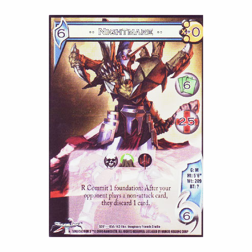 UFS Soulcalibur Nightmare Foil Promo Card