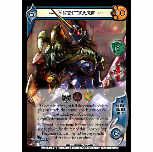 UFS Soulcalibur Nightmare Foil Promo Card