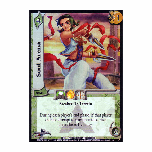 UFS Soulcalibur "Soul Arena" Box Topper Promo Foil Card