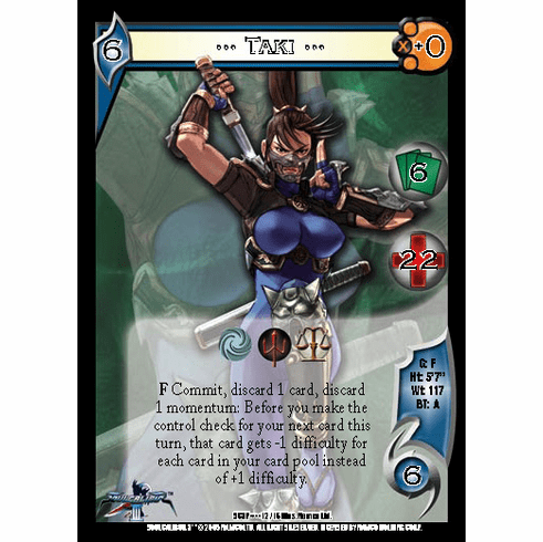 UFS Soulcalibur Taki Foil Promo Card