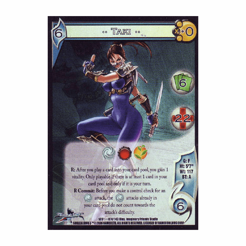 UFS Soulcalibur Taki Foil Promo Card