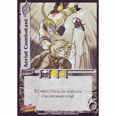 UFS Street Fighter Aerial Combatant Foil Card