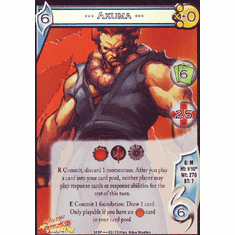 UFS Street Fighter Akuma Foil Promo Character Card x 4