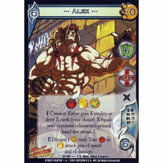 UFS Street Fighter Alex Foil Promo Character Card