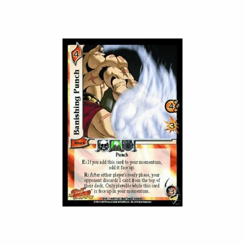 UFS Street Fighter Banishing Punch FOIL Single Card