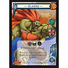 UFS Street Fighter Blanka Foil Promo Character Card