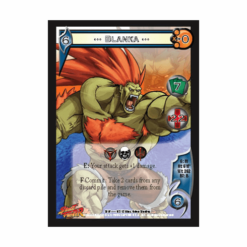 UFS Street Fighter Blanka Foil Promo Character Card