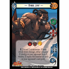 UFS Street Fighter Dee Jay Foil Promo Character Card
