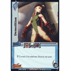 UFS Street Fighter Demolition Foil Card x 4