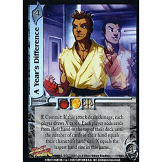 UFS Street Fighter Domination A Year's Difference Rare Card