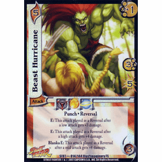 UFS Street Fighter Domination Beast Hurricane Rare Card