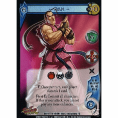 UFS Street Fighter Domination Dan Rare Card
