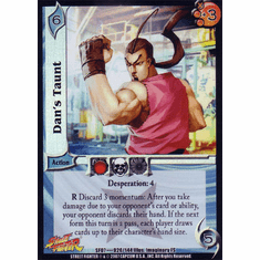 UFS Street Fighter Domination Dan's Taunt Rare Card