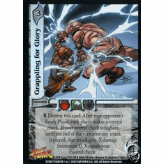 UFS Street Fighter Domination Grappling for Glory Rare Card