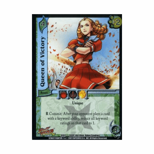 UFS Street Fighter Domination Queen of Victory Rare Card