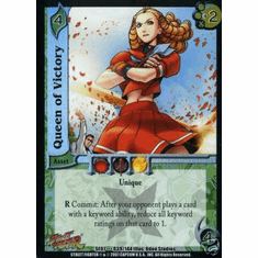 UFS Street Fighter Domination Queen of Victory Rare Card