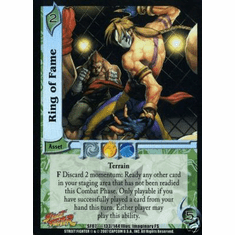 UFS Street Fighter Domination Ring of Fame Rare Card
