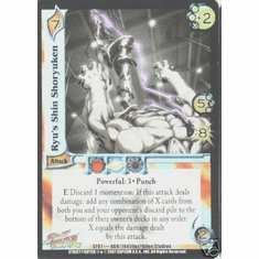 UFS Street Fighter Domination Ryu's Shin Shoryuken Rare Card