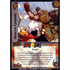 UFS Street Fighter Domination Shoryu Cannon Ultra Rare Card