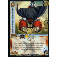UFS Street Fighter Domination Somersault Skull Diver Rare Card