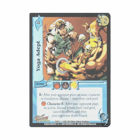 UFS Street Fighter Domination Yoga Adept Rare Card