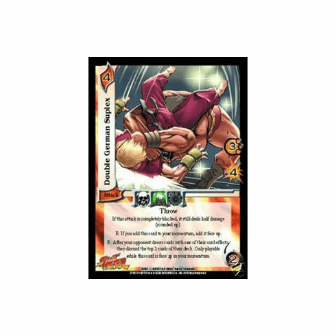 UFS Street Fighter Double German Suplex FOIL Single Card