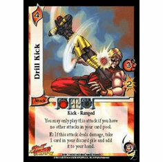 UFS Street Fighter Drill Kick FOIL Single Card