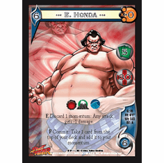 UFS Street Fighter E. Honda Foil Promo Character Card x 4