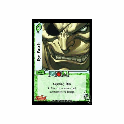 UFS Street Fighter Eye Patch FOIL Single Card