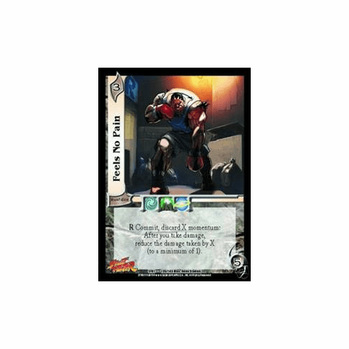 UFS Street Fighter Feels No Pain Ultra Rare FOIL Card