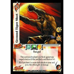 UFS Street Fighter Ground Tiger Shot FOIL Single Card