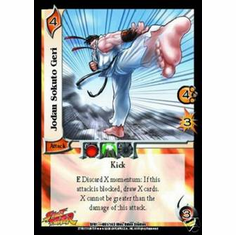 UFS Street Fighter Jodan Sokuto Geri FOIL Single Card