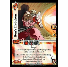 UFS Street Fighter Ken's Hadoken FOIL Single Card