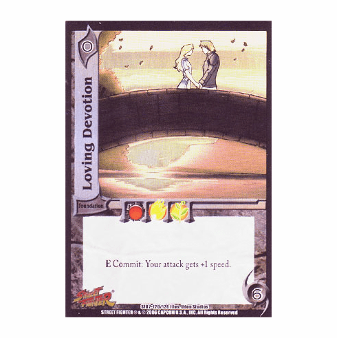 UFS Street Fighter Loving Devotion Foil Card x 4