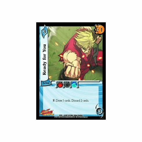 UFS Street Fighter Ready For You FOIL Single Card