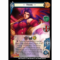 UFS Street Fighter Rose Foil Promo Character Card