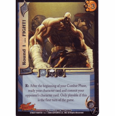 UFS Street Fighter Round 1  FIGHT! Foil Card