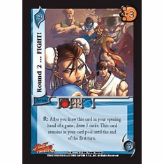 UFS Street Fighter Round 2  FIGHT! Foil Card