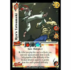 UFS Street Fighter Ryu's Tatsumaki FOIL Single Card