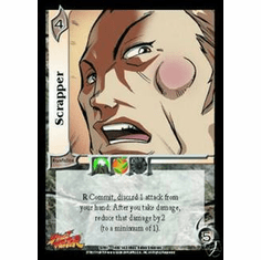 UFS Street Fighter Scrapper FOIL Single Card