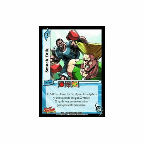 UFS Street Fighter Smack Talk FOIL Single Card